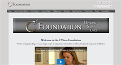 Desktop Screenshot of cthreefoundation.org